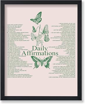 Poster Master Motivational Poster - Retro Inspirational Print - Daily Affirmations, Butterfly, Positive Quote, Uplifting - Gift for Artist, Friend - Wall Decor for Home, Dorm, 24x32 Unframed Wall Art