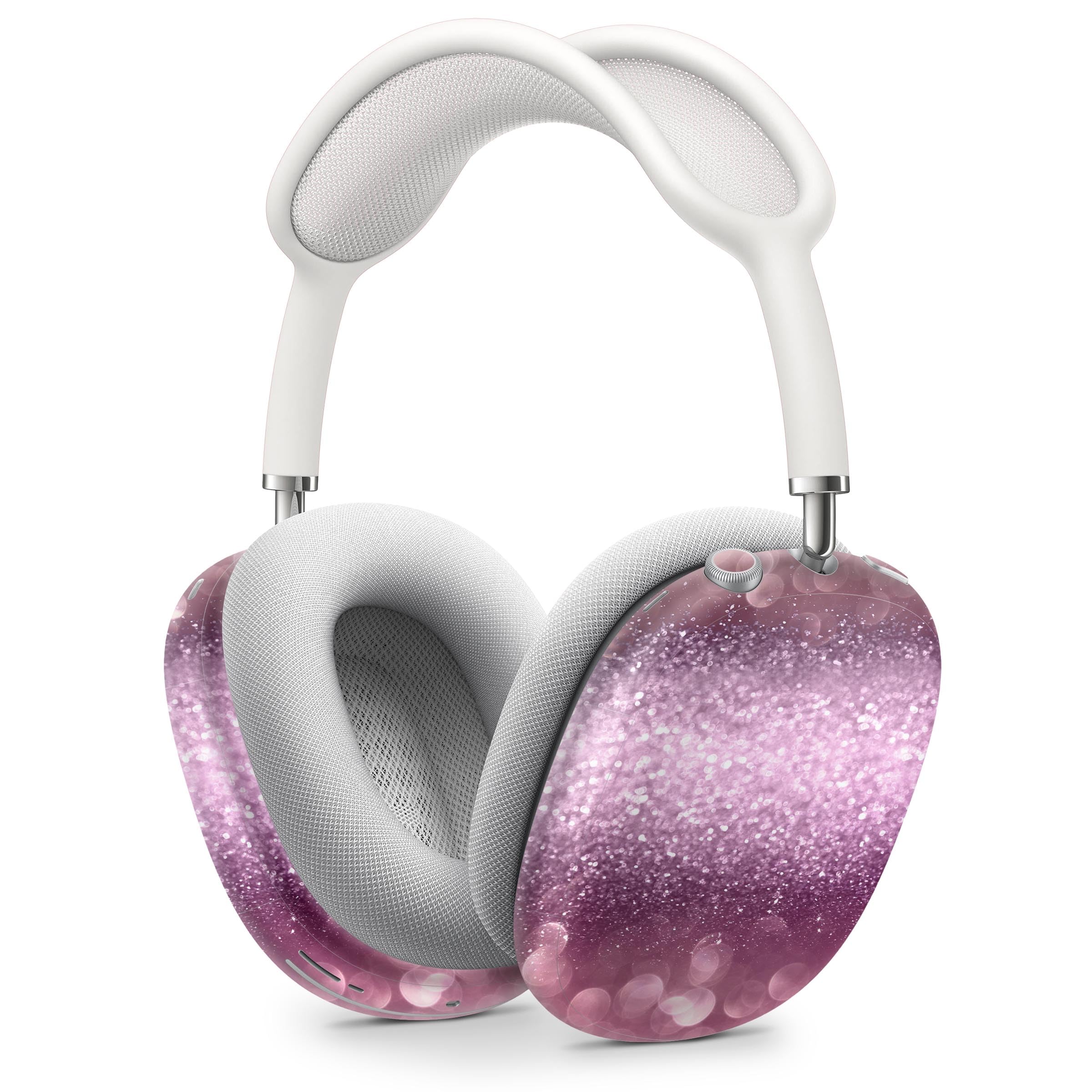 DesignSkinz - Skin Decal Protective Scratch Resistant Vinyl Wrap - Compatible with AirPods Max Headphones - Unfocused Pink Sparkling Orbs