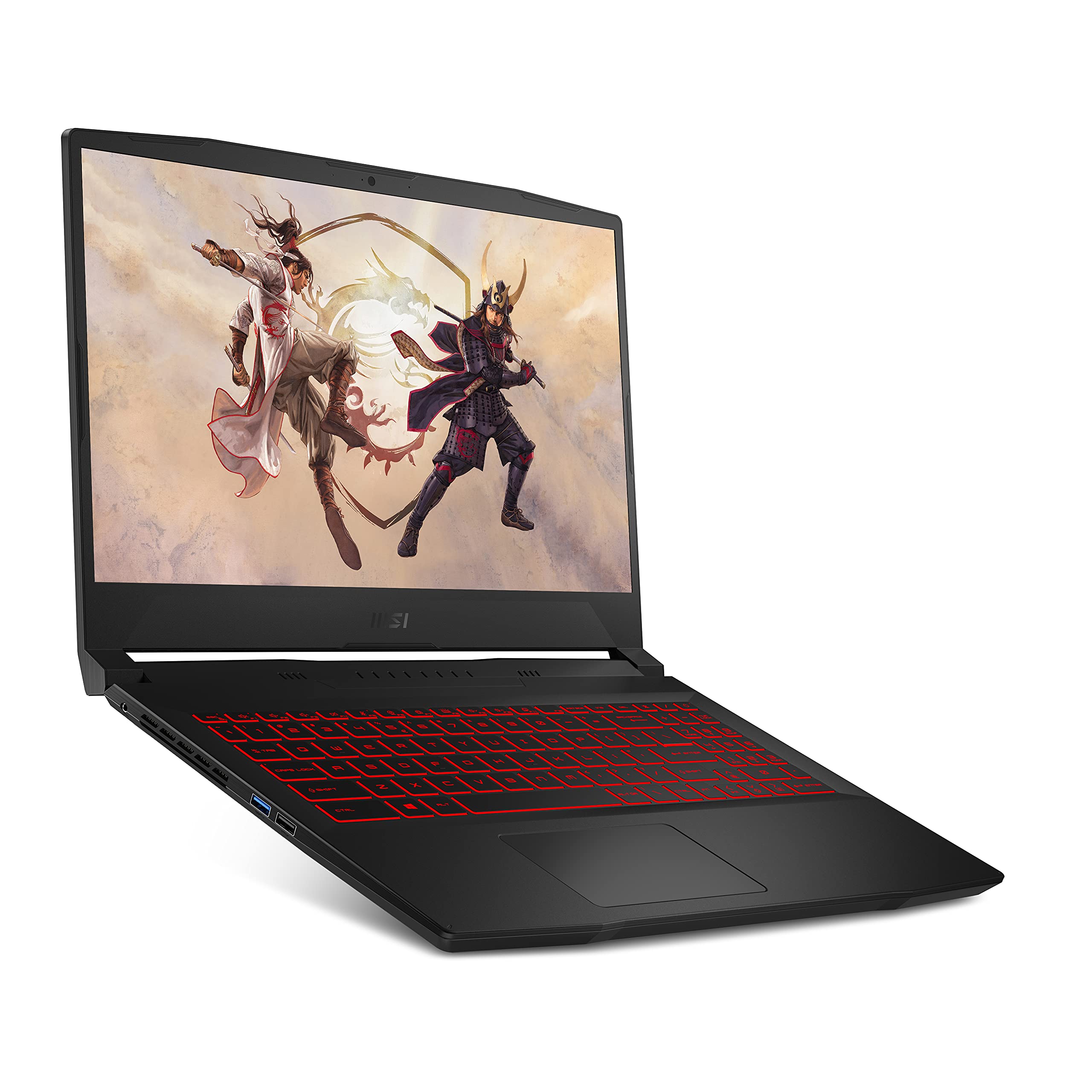 MSI, GF66 Katana 11UD-805NL (Gaming Laptop, 15.6" FHD 144Hz Thin bazel/i7-11800H / 8GB / 512GB SSD/RTX 3050 Ti 4GB GDDR6 / W10) QWERTY Holandés Teclado, Negro