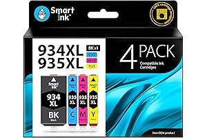 Smart Ink 934XL Ink Cartridge Replacements: Get High-Yield Printing at an Affordable Price