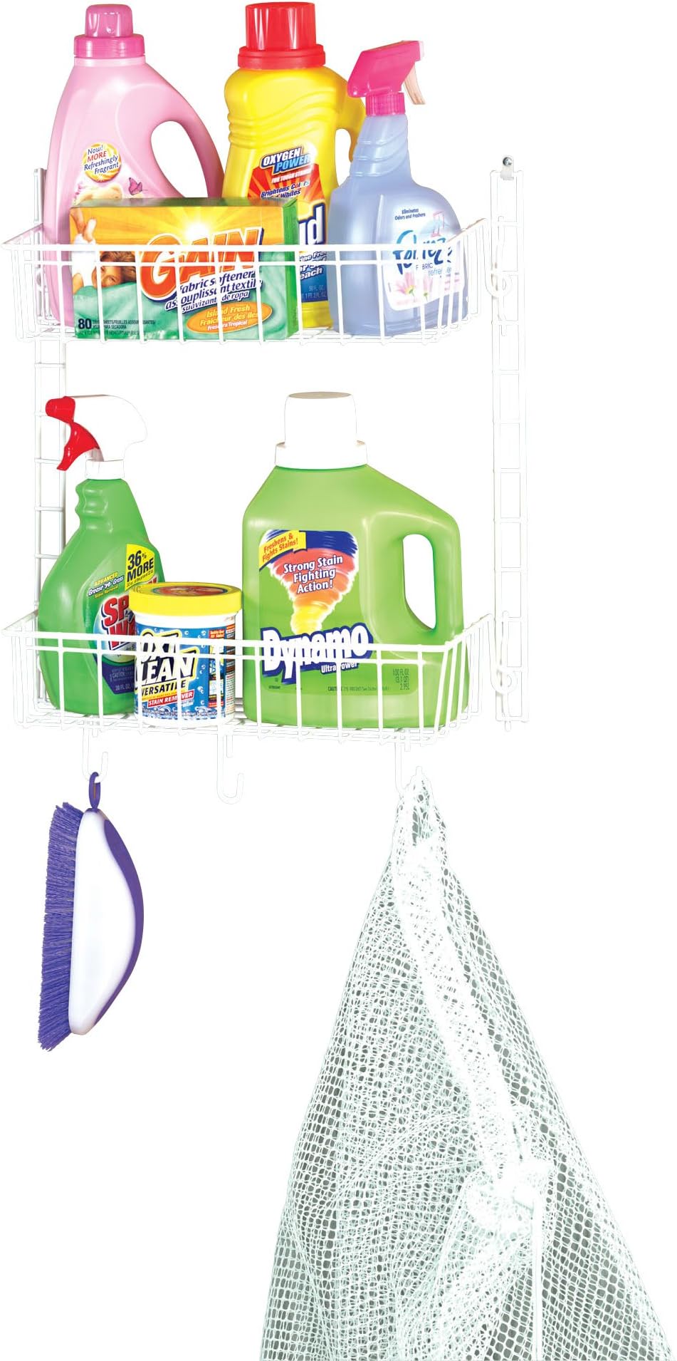 Panacea Grayline 410182 Laundry Room Organizer, White