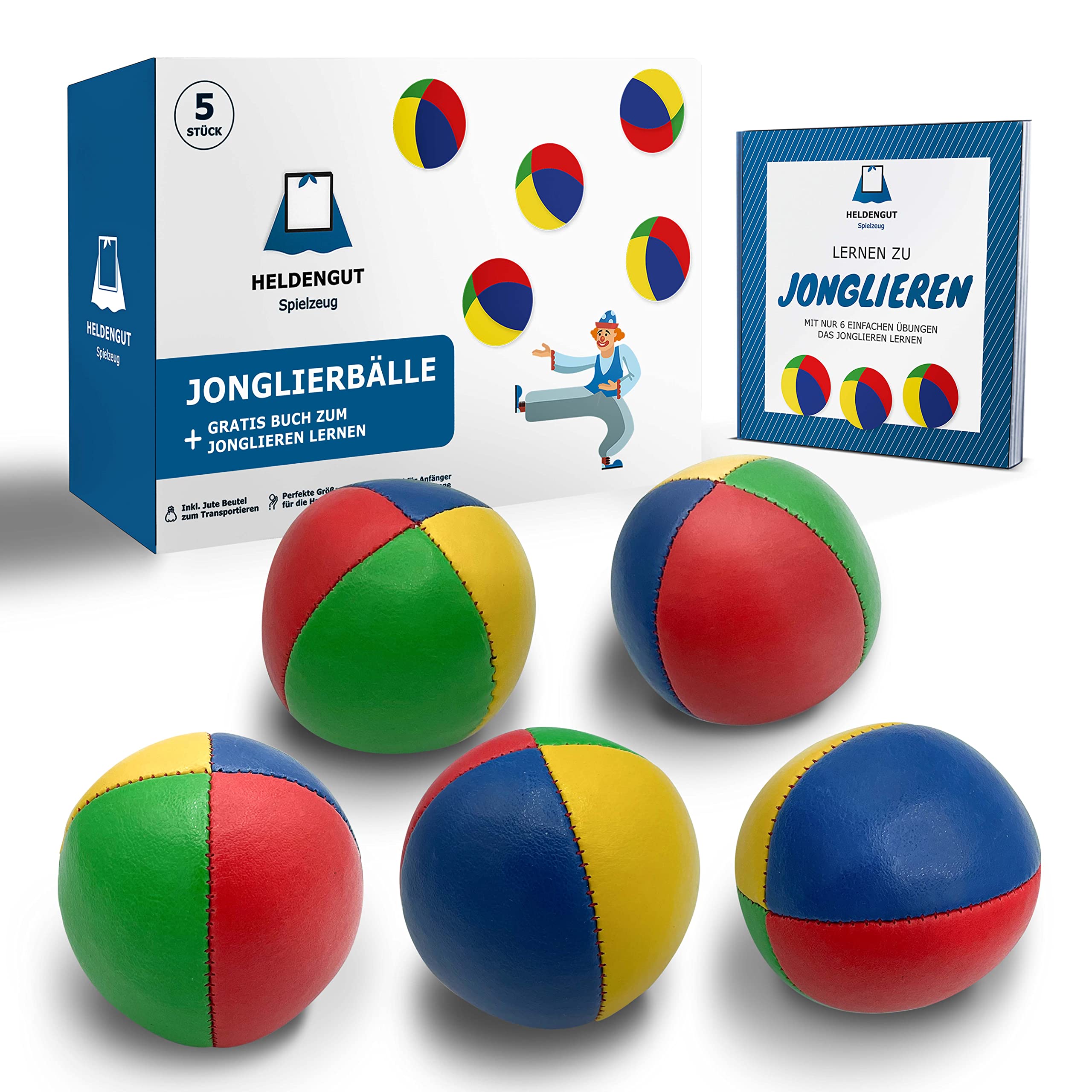 Balles De Jonglage Infinity - Fabriquées Main En UE, Texture Caoutchoutée, Garantie 3 Ans - 3