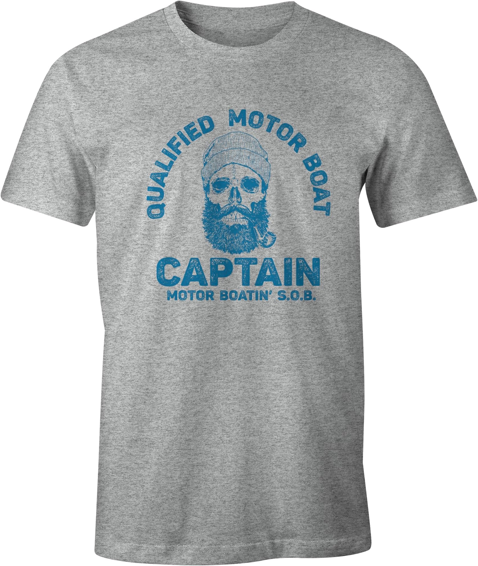 Ink TrendzMotor Boat Captain Humor Satire T-Shirt Fisherman Jokes Grandpa Unisex T-Shirt Pontoon Boating Motor Boatin