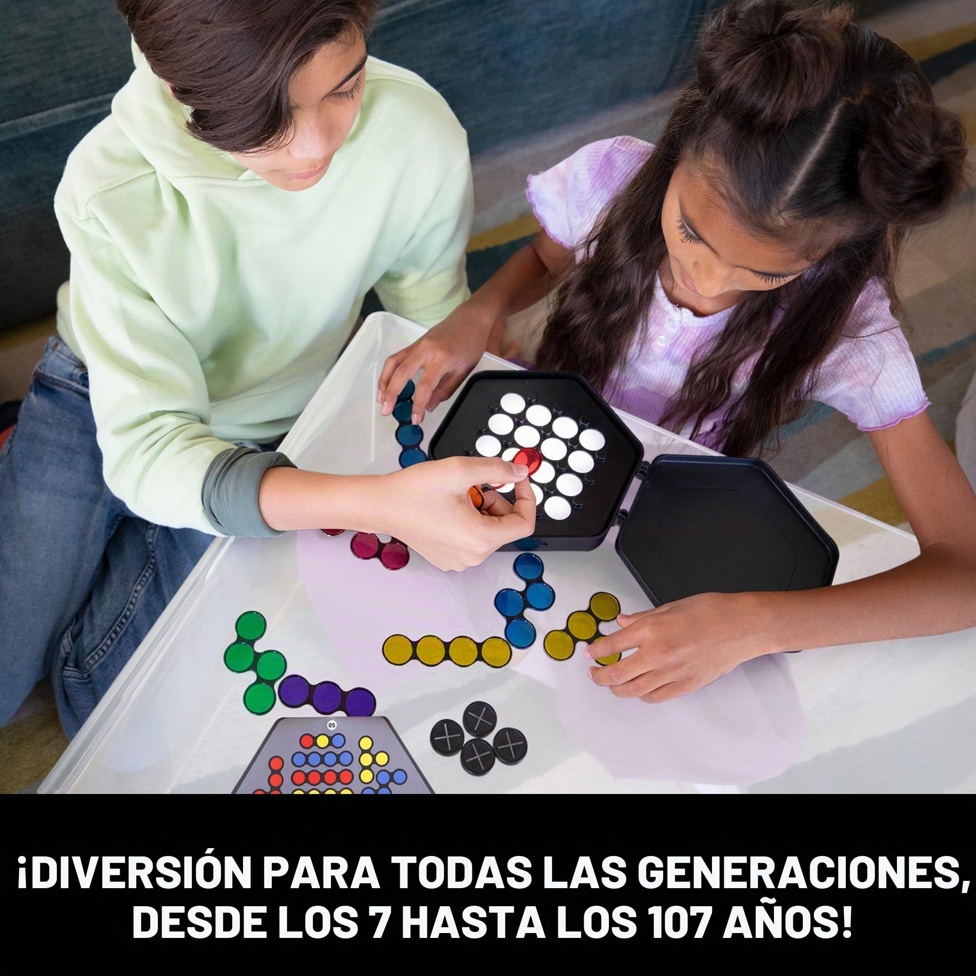 Learning Resources Juego de lógica para niños Kanoodle Fusion, Juego Rompecabezas, Juego de Stem para niños de 7 años en adelante