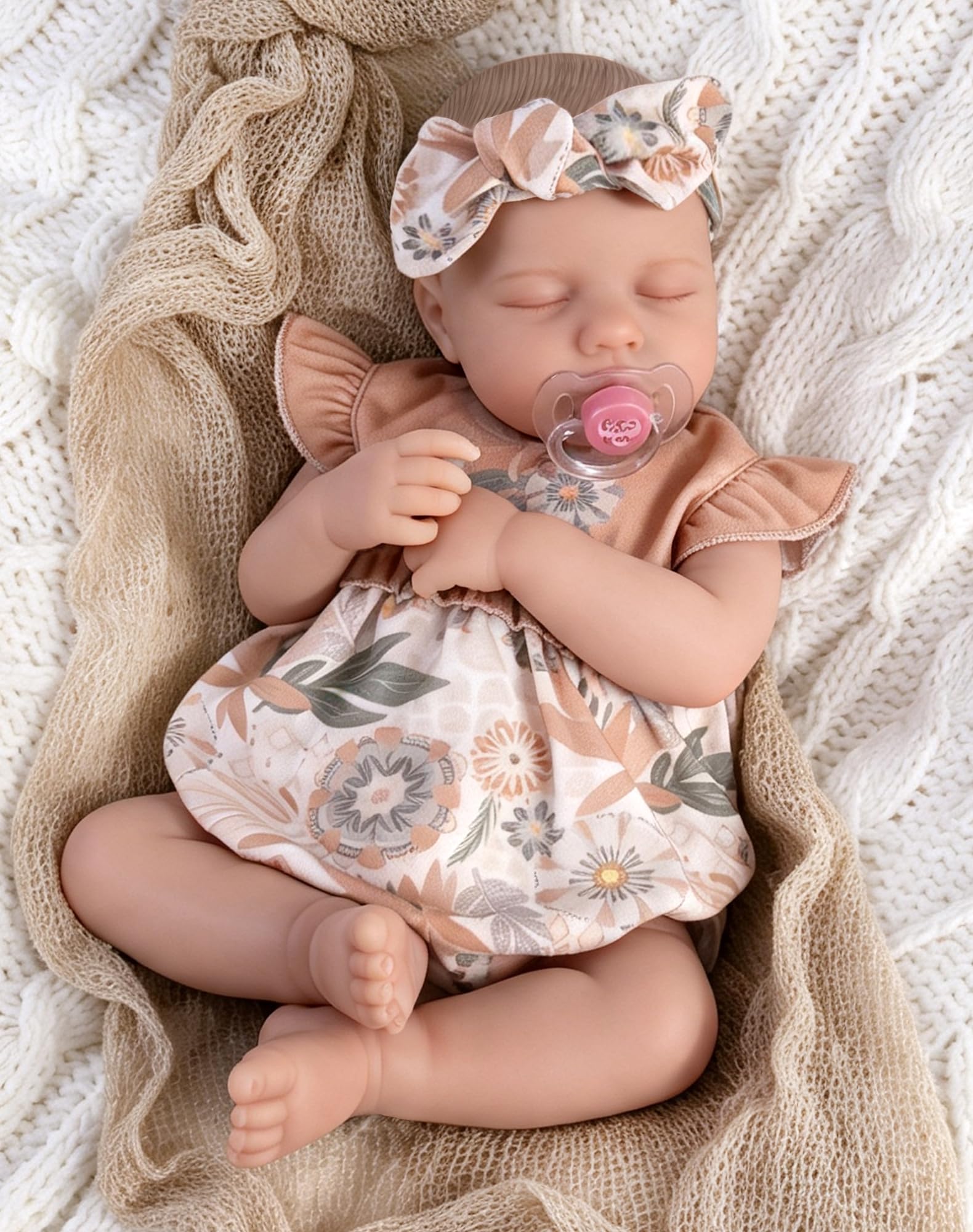 Aori Lifelike Reborn Baby Dolls - Realistic 20-Inch Newborn