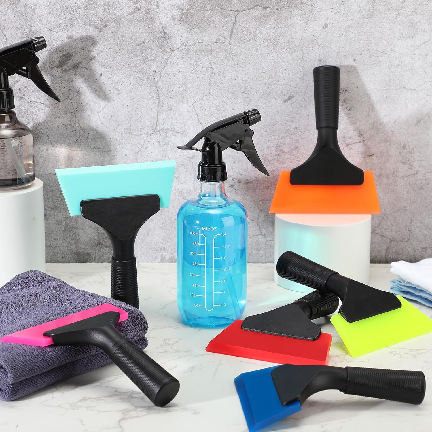 Small Squeee 5 Inch Window Tint Silicone Squeee Cleaning with Non Slip