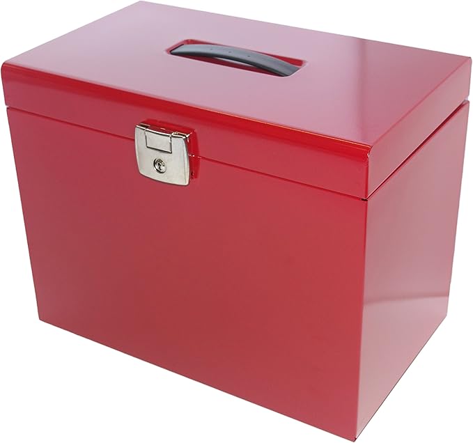 A4 Metal File Box Storage Inc. 5 A4 Suspension Files, Tabs & Inserts