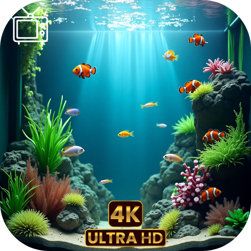 Aquarium Simulator Screensaver – Realistic Underwater Fish Tank for Fire TV