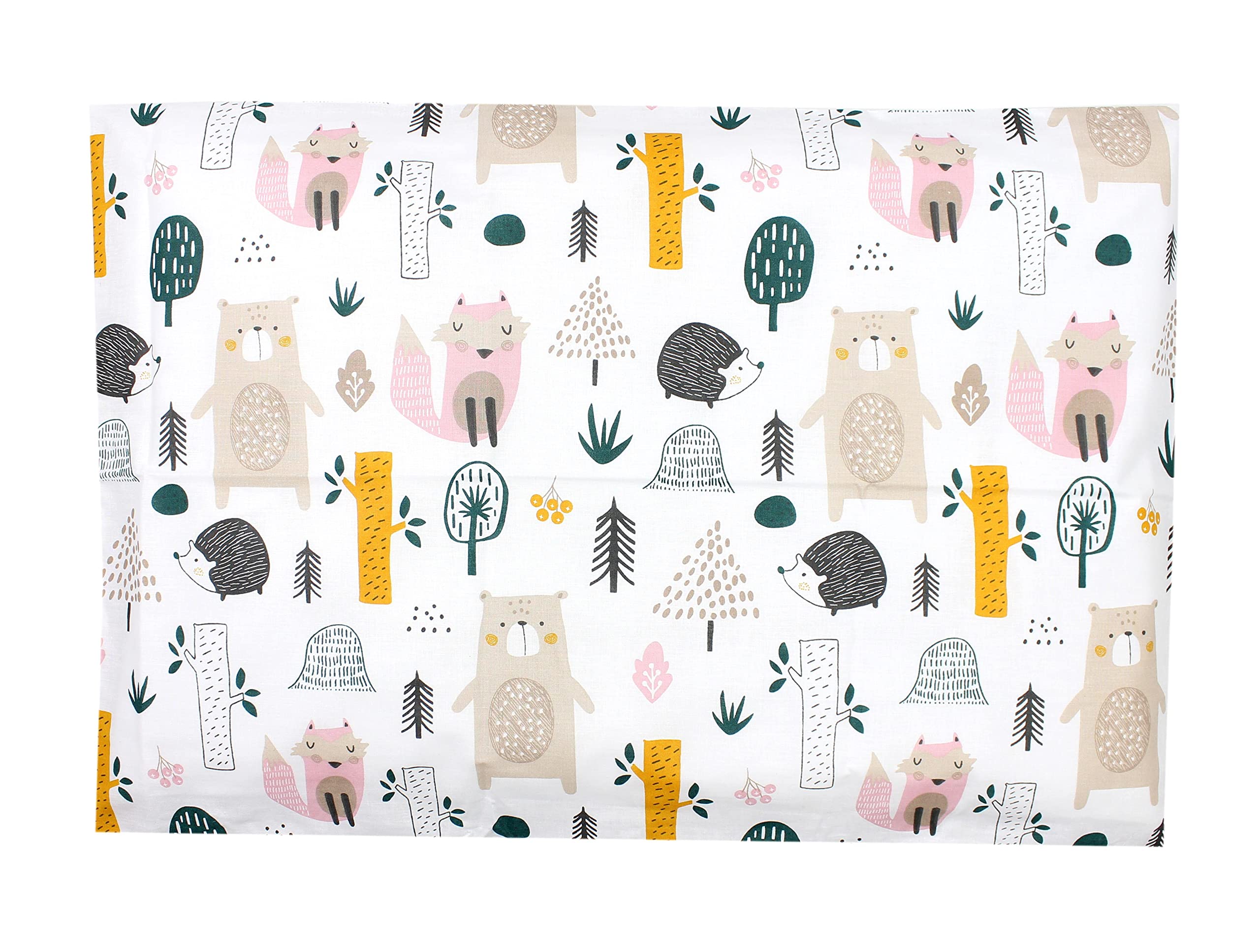 TupTam Children's Decorative Pillow Case Double Sided Design, Forest Animals, 40 x 60 cm, 40 x 60 cm (Pack of 1) - Image 3