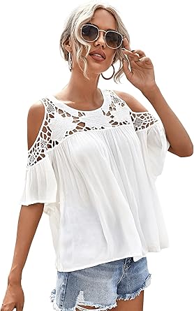 cold shoulder boho tops