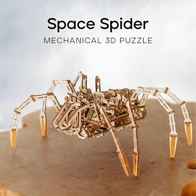 Foto 3 de 8 de Wood Trick Araña Mecánica Puzzle en Madera 3D - Recorre hasta 2 m