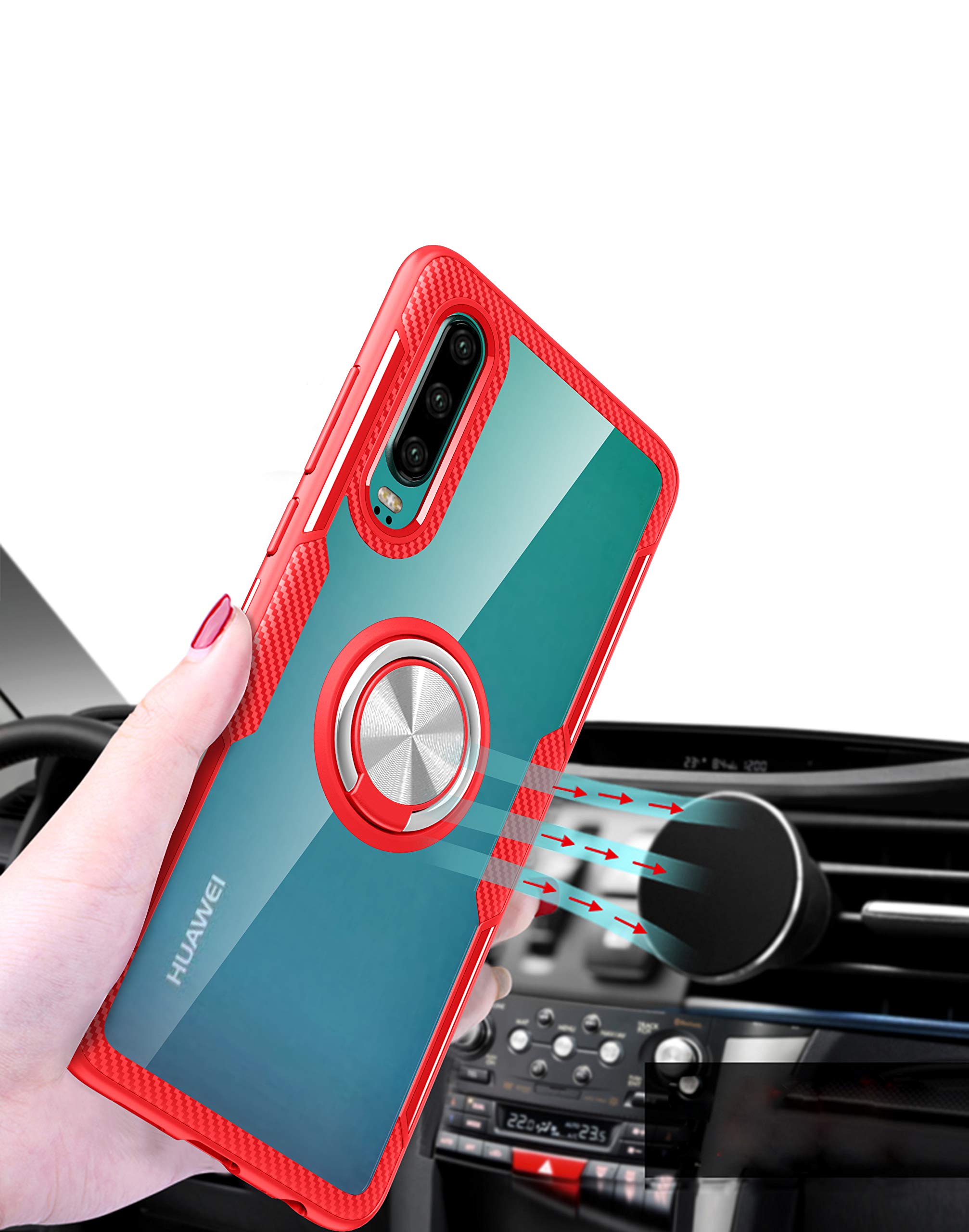 SORAKA Coque Transparente Pour Huawei P30 Lite Avec
