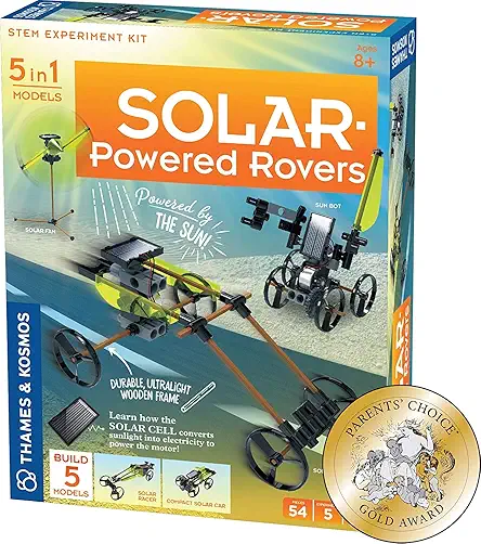 Thames & Kosmos Solar-Powered Rovers STEM Experiment Kit...