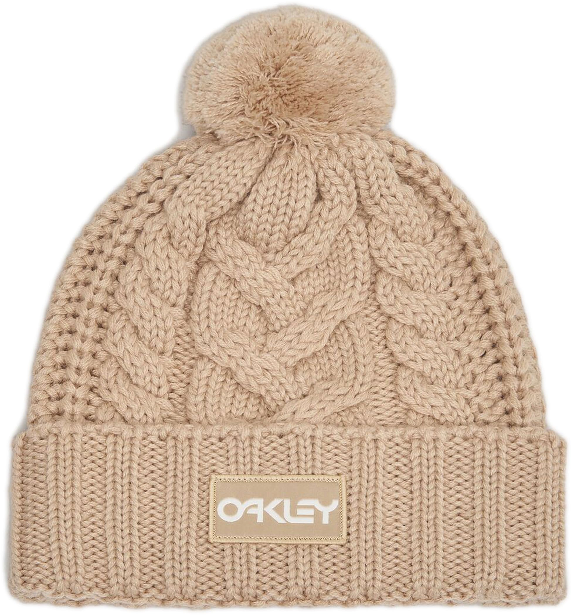 Oakley Unisex's Harper Pom Beanie Hat, Humus, One Size