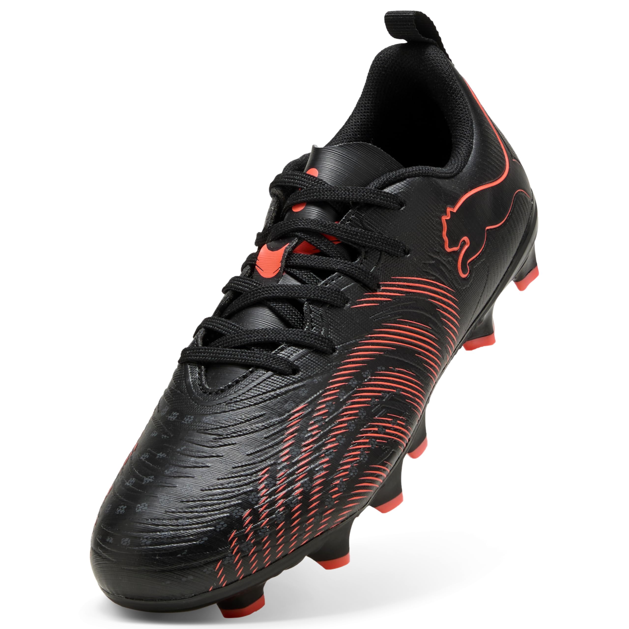 PUMA Future 9 Play IT JR Fußballschuhe 108723 02 Puma Black Glowing red Gray