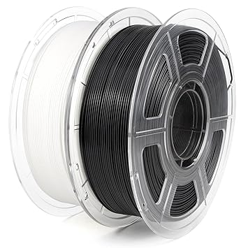 IEMAI High Speed PLA Filament 1.75mm, 3D Printer Filament Fast Printing Up to 600mm/s, 2kg Spool (4.4lbs) Dimensional Accuracy +/- 0.02mm, Toughness, Highly Fluid, Non-Clogging, 2 Pack Black & White