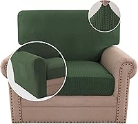 Vista 299 de H.VERSAILTEX Multi-Pieces Sofa Covers Stretch Couch Covers Form Fitted Seats and Back Cushions Covers