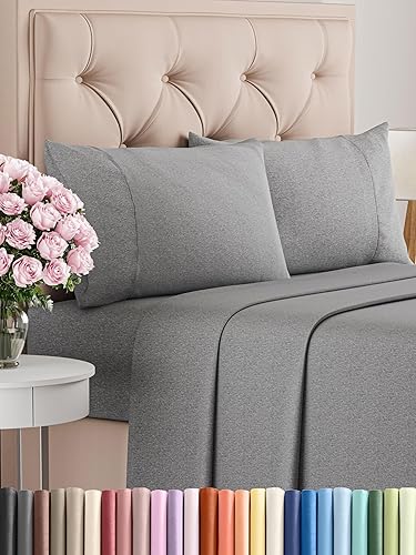 Juego de sábanas de tamaño matrimonial, sábanas transpirables y refrescantes, más suaves que el algodón de jersey, mismo aspecto que las sábanas de Juego de sábanas de tamaño matrimonial, sábanas transpirables y refrescantes, más suaves que el algodón de jersey, mismo aspecto que las sábanas de