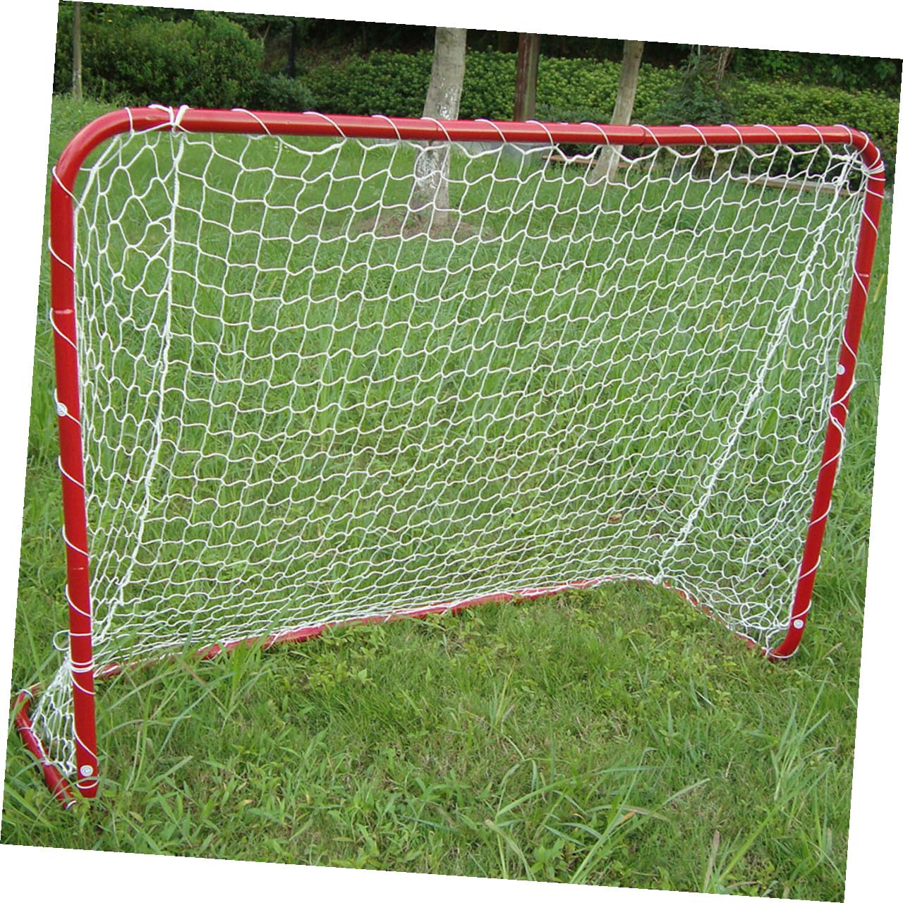 2 Pezzi Rete Porta Calcio in PE Resistente per Persone Rete da Calcio Outdoor per Allenamento e Partite Sportive Scuola