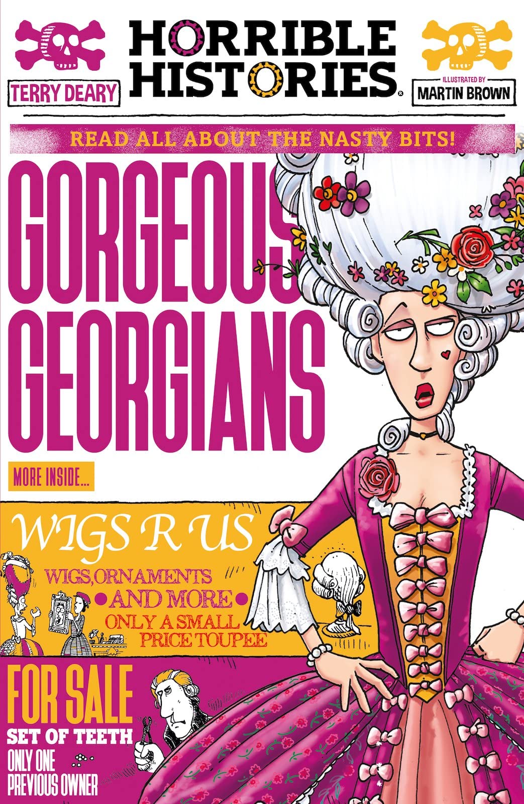 Scholastic Gorgeous Georgians (Newspaper Edition) (Horrible Histories) By Terry Deary