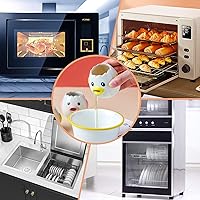 Vista 8 de Separador de huevos de dibujos animados, mini separador de clara de huevo y yema, práctico y simple, separador de huevos de cerámica, adecuado