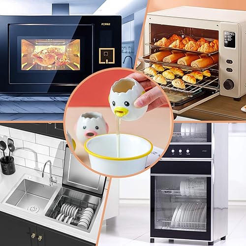 Miniatura 8 de Separador de huevos de dibujos animados, mini separador de clara de huevo y yema, práctico y simple, separador de huevos de cerámica, adecuado