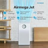COWAY Air Purifier with Customised Airflow – MegaJet Technology for Targeted or Wide Coverage, Whisper-Quiet Sleep Mode 20dB, Removes 99.999% of particles up to 0.01 µm, CADR 402 m³/h – AIRMEGA JET - 2