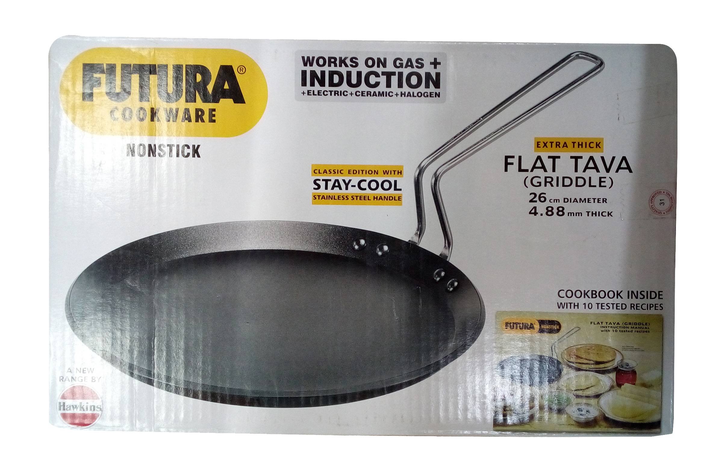 Cookware Futura Tawa 26cm Hawkins Futura Hard Anodised Non-Stick