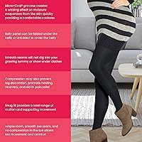 Vista 3 de Preggers by Therafirm - Medias de apoyo para maternidad, medias de compresión suave de 15-20 mmHg