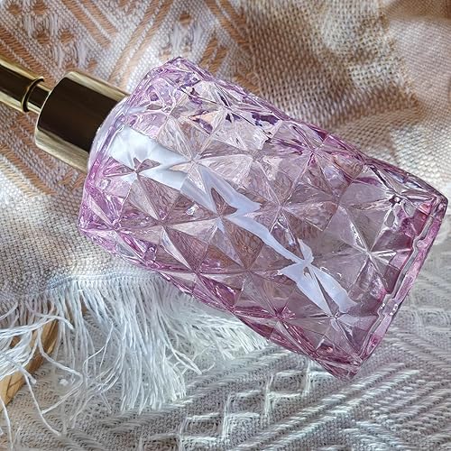 Miniatura 8 de Dispensador de jabón de mano rosa Plato de vidrio Dispensador de jabón líquido Lindo rosa Baño Accesorios de cocina Decoración