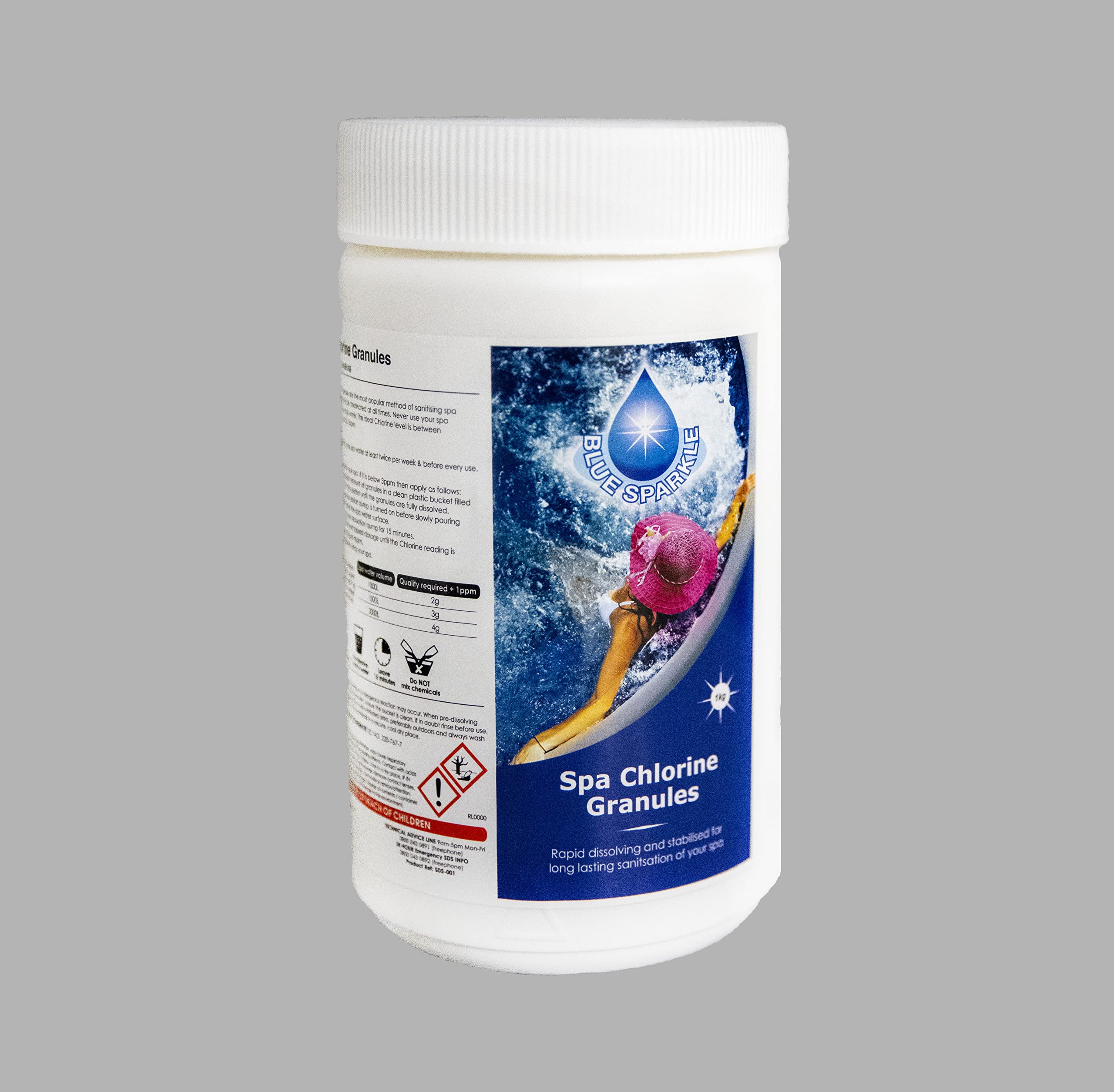SHATCHIBlue Sparkle Chlorine