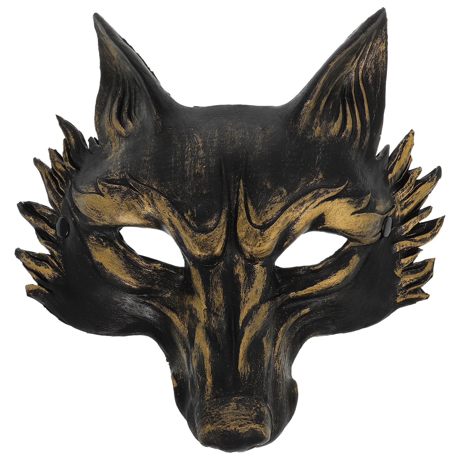 VALICLUD Halloween Fox Fox Kitsune Halbes Face Eva Cat Masken Animal Fox Cosplay Maskenball Carnaval Kitsune Disfraz