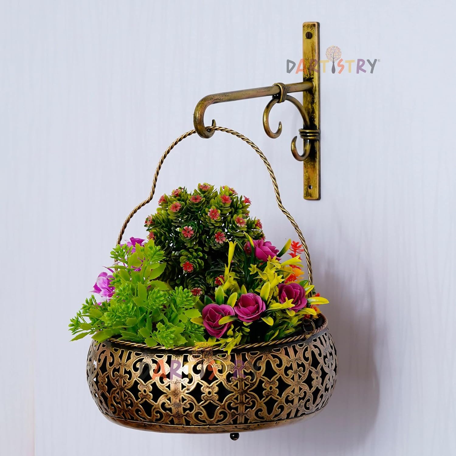 Discount ARA™ Flower Basket for Home Decor/Wall Hanging Basket for Home