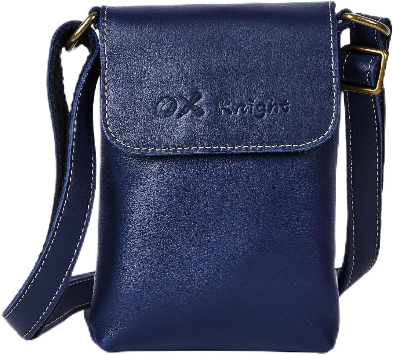 Vintage Genuine Leather Crossbody Bag for Women – Small Phone & Key Purse with 2 Compartments,Travel & Everyday