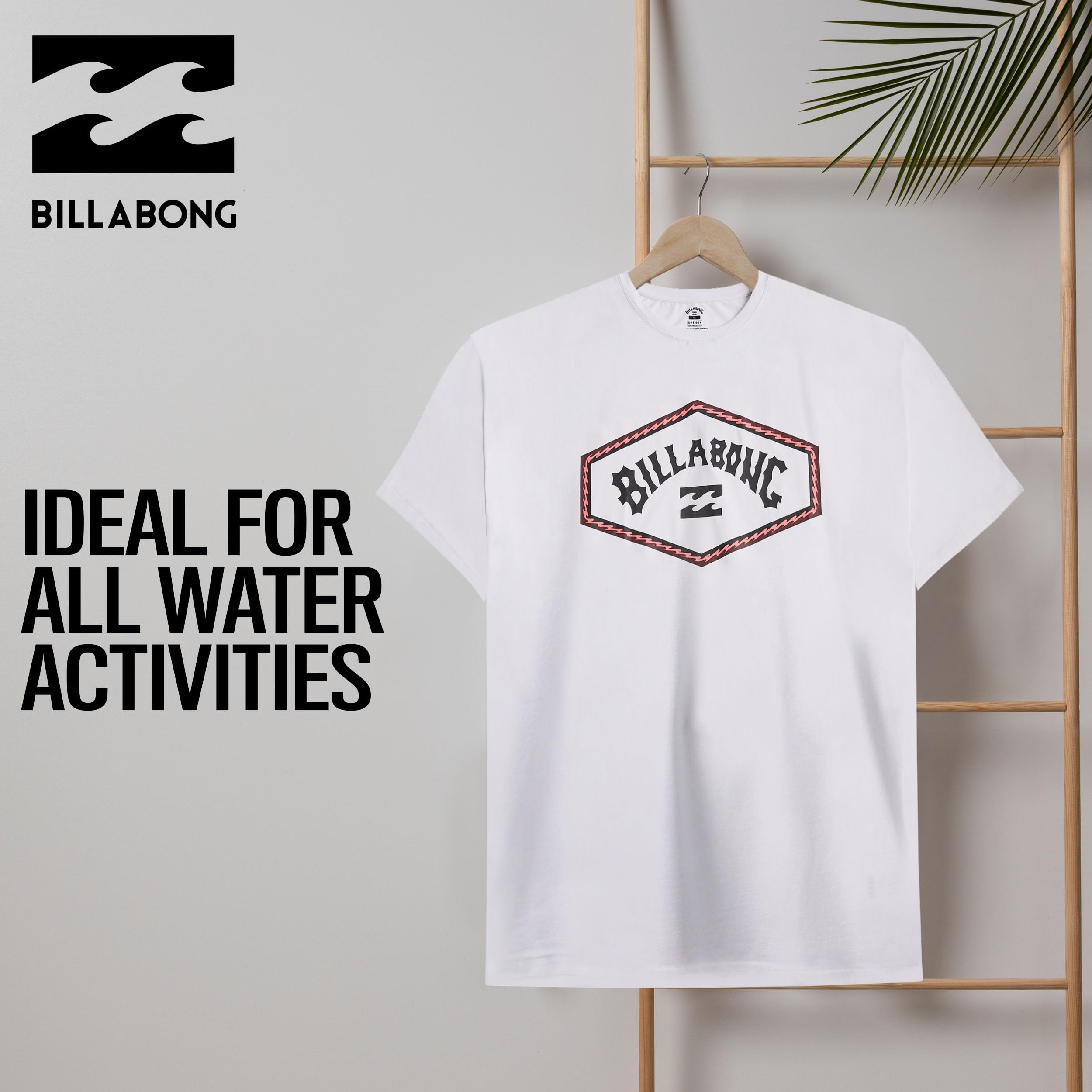 Billabong Rash Guard - Camicia da bagno da uomo, taglia grande e alta