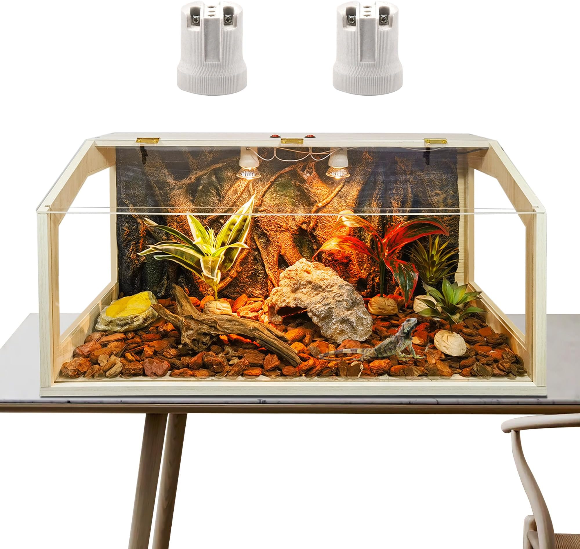 120 Gallon Bearded Dragon Tank Zoo Med ReptiHabitat Bearded Dragon