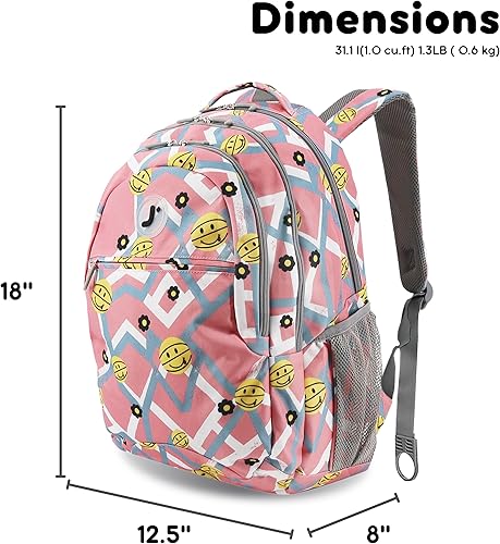 Miniatura 7 de J World New York Mochila para portátil Cornelia, Baloncesto, Tamaño único, Mochila escolar Cornelia para niños. Linda mochila para laptop para mujer