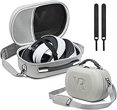 DEVASO Carrying Case for Playstation VR2/Meta Quest Pro/Meta Quest 2, Hard Travel Case Storage for Meta Quest Pro VR Gaming Headset and Accessories, VR Accessories for Travel, Storage, and Portable Protection