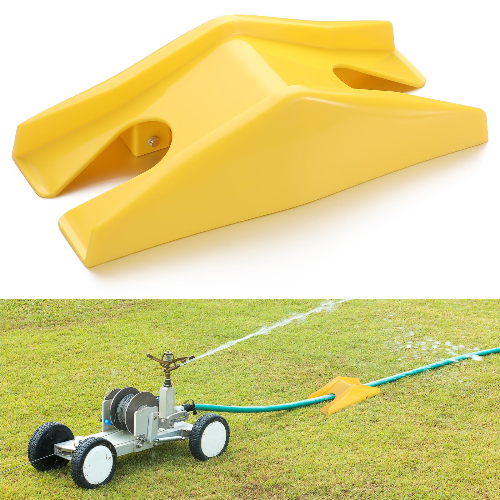 Newtay Traveling Tractor Sprinkler for Lawn Garden Traveling Sprinkler Head Motor Assembly Garden Watering System for Yard Lawn