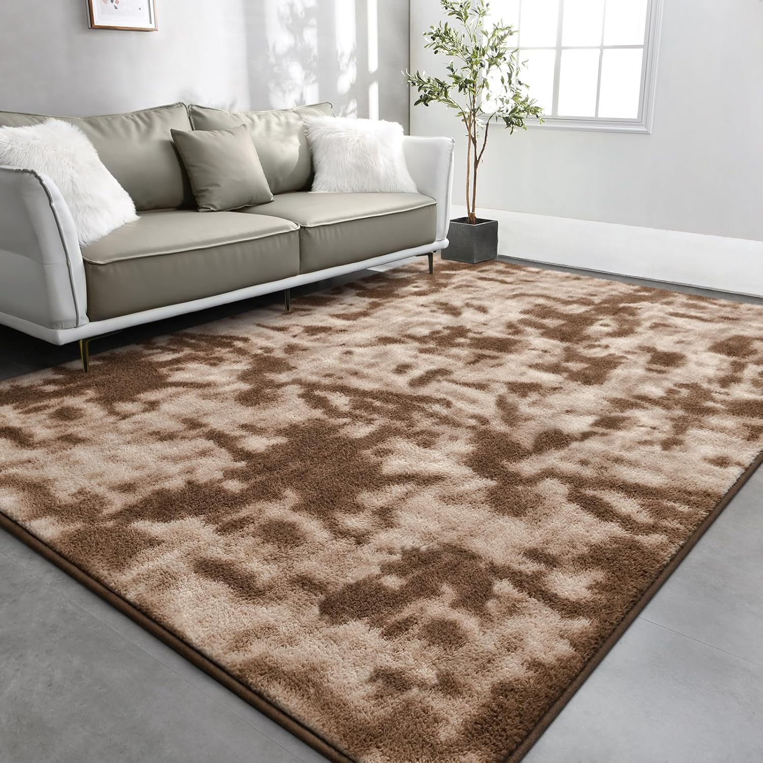 TWINNIS Large Area Rugs for Living Room Bedroom, 5x8 Feet