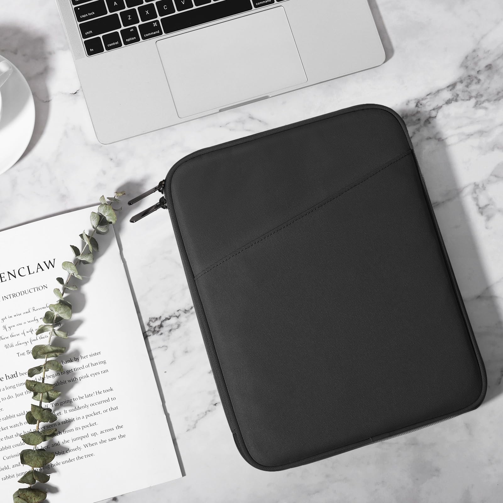 TiMOVO Torba na laptopa 13 cali do MacBook Neo (model 2026/A3404), smukłe etui ochronne z kieszenią na akcesoria, wyściełane, wodoodporne, czarna