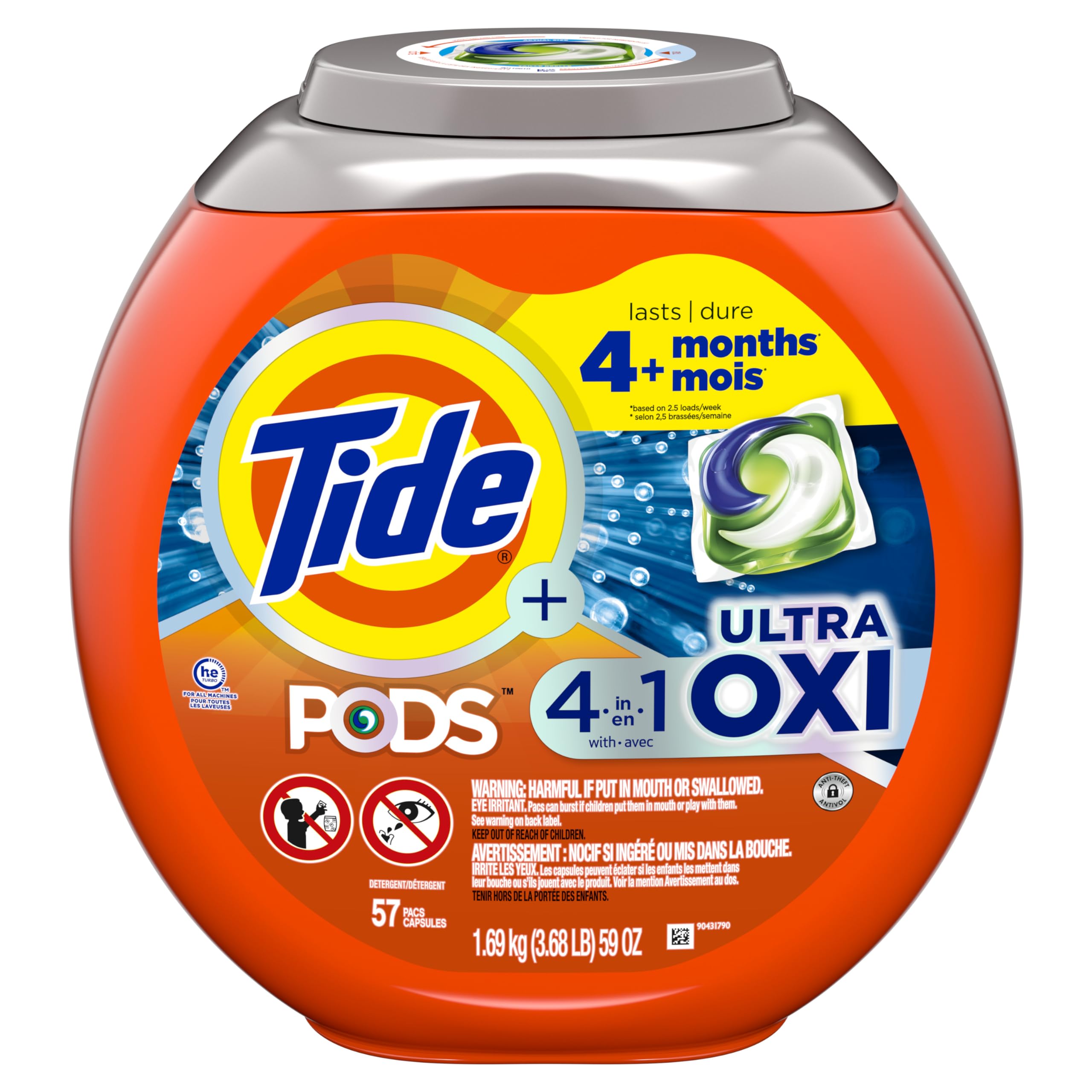 Amazon.com: Tide PODS Liquid Laundry Detergent Soap Pacs, 4-n-1 