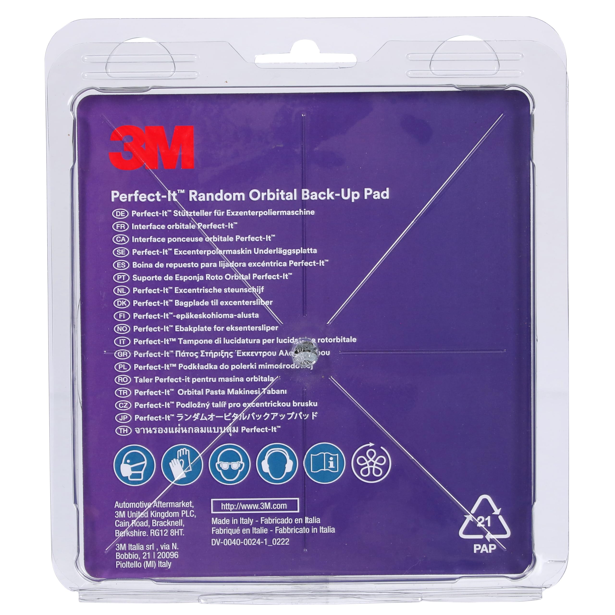 Platorello per lucidatrice rotorbitale 3M Perfect-It, 150 mm (6 in), 34129