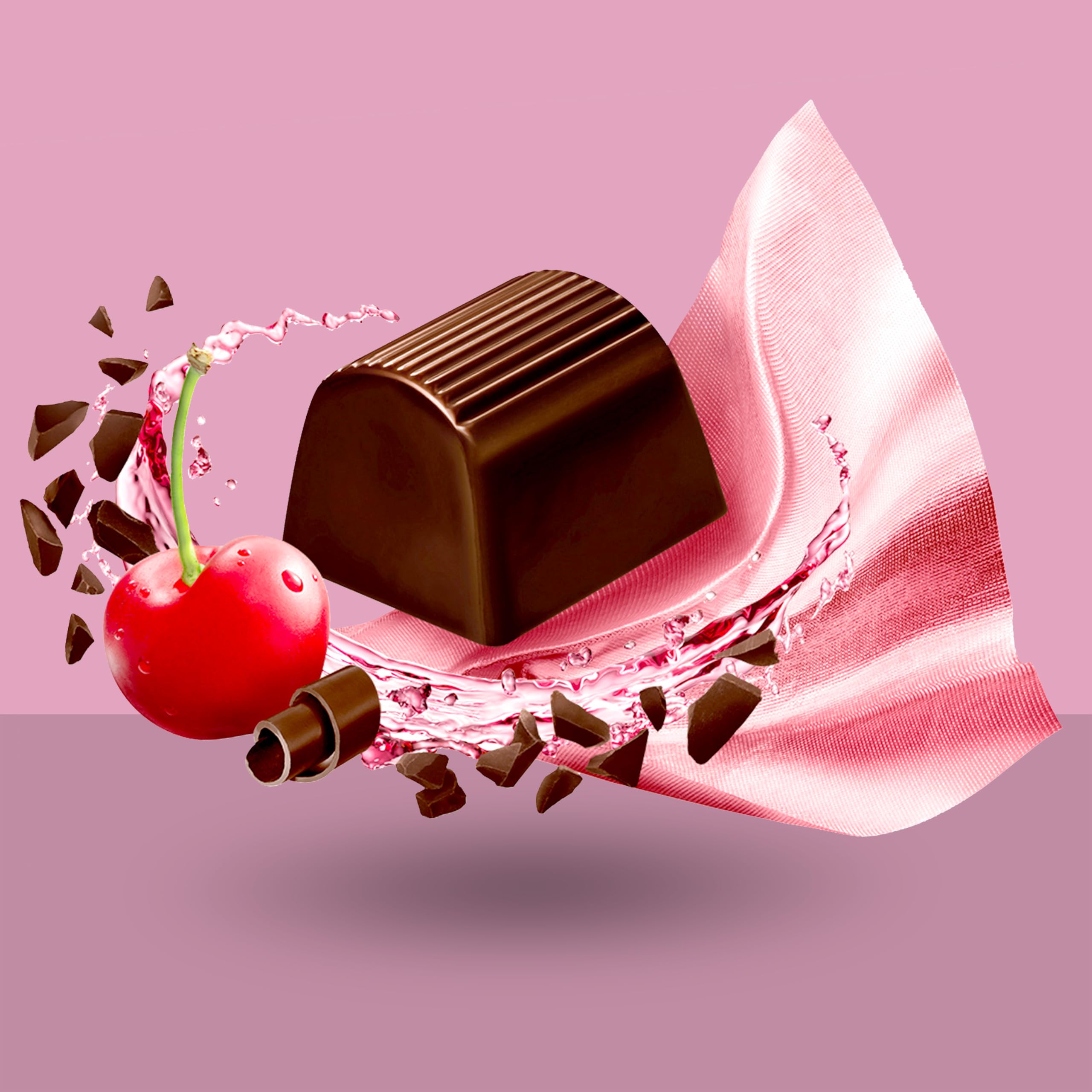 Chocolats MonChéri - 2x 315g (60 pièces) - Chocolat noir à la liqueur de cerise - Bonbon pour adultes - Pour un anniversaire, Noël ou simplement pour le plaisir de grignoter