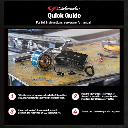Miniatura 5 de Schumacher 1216 convertidor de energía 12 V 15 Amp