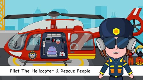 Minha Cidade Tizi: Jogos de Corpo de bombeiros - Mundo dos caminhões de bombeiros & bombeiros