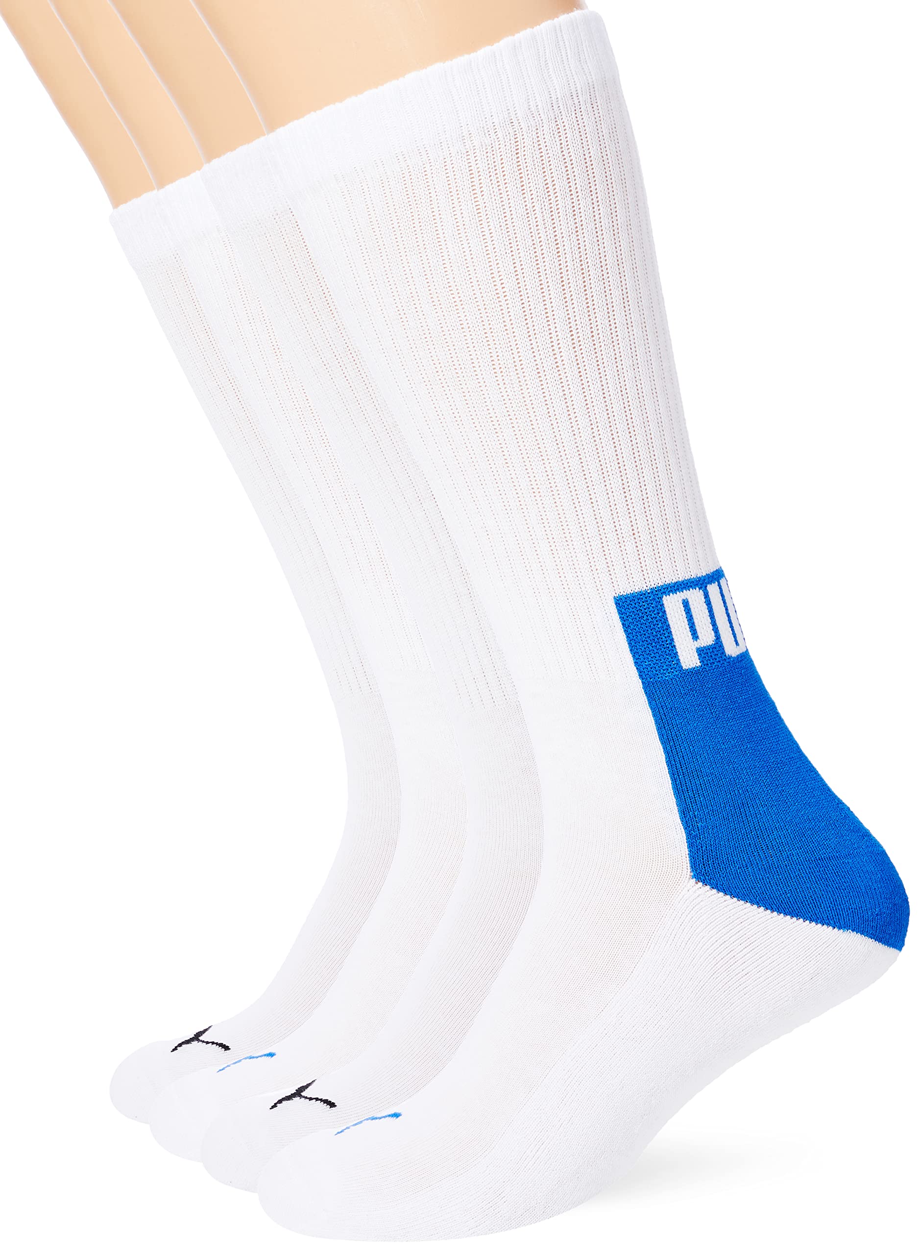 PUMA MEN LOGO BLOCK CREW SOCK 4P