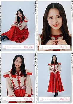 Amazon.co.jp: 櫻坂46 生写真 「小林由依 卒業コンサート」赤衣装 4種