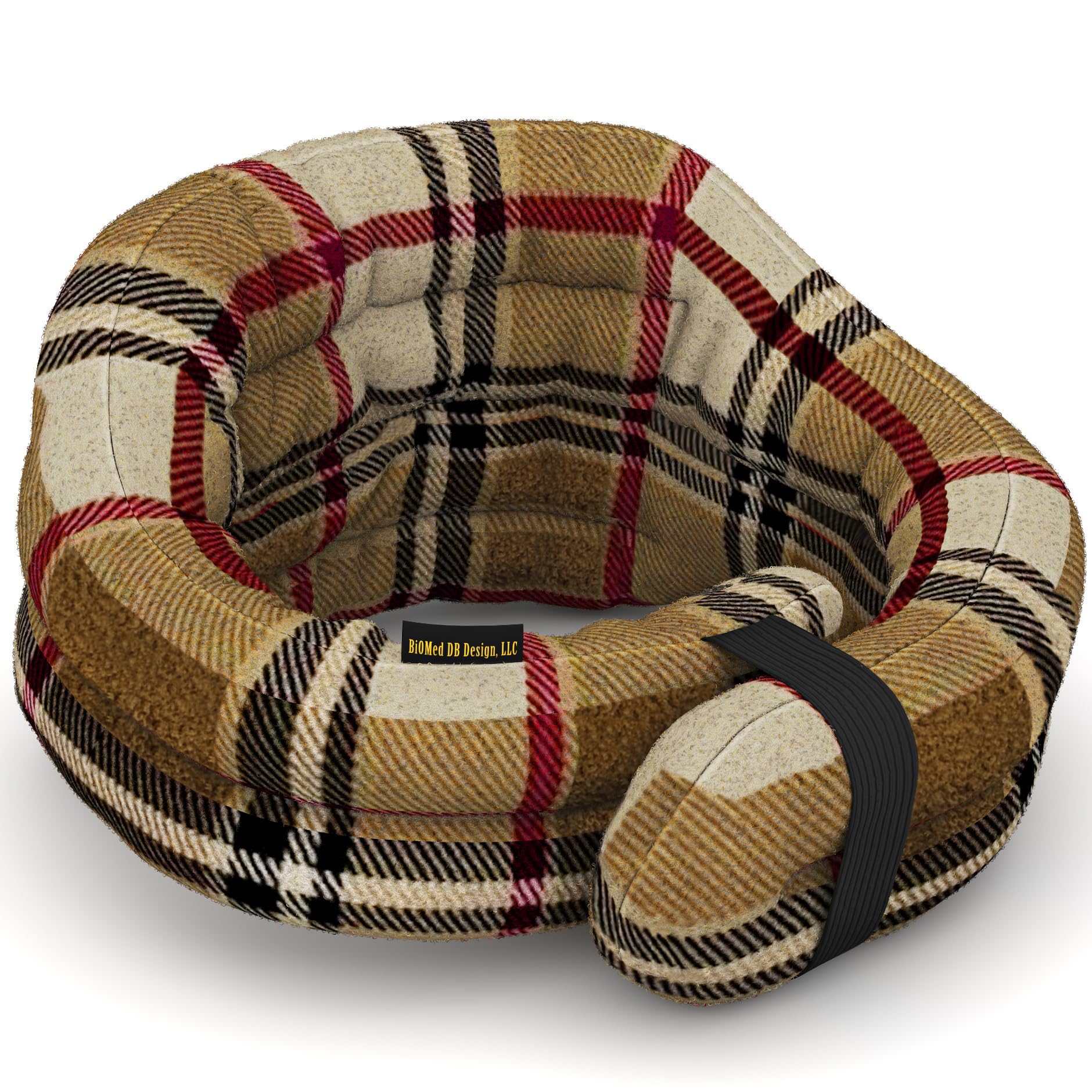 Microwave Heating Pad, Microwavable Heated Neck and Shoulder Wrap, Moist and Weighted Hands-Free Beanbag Pack with Wide Neck Coverage, 2.5 lbs, 26 Inches Long-Length, Made in USA, London