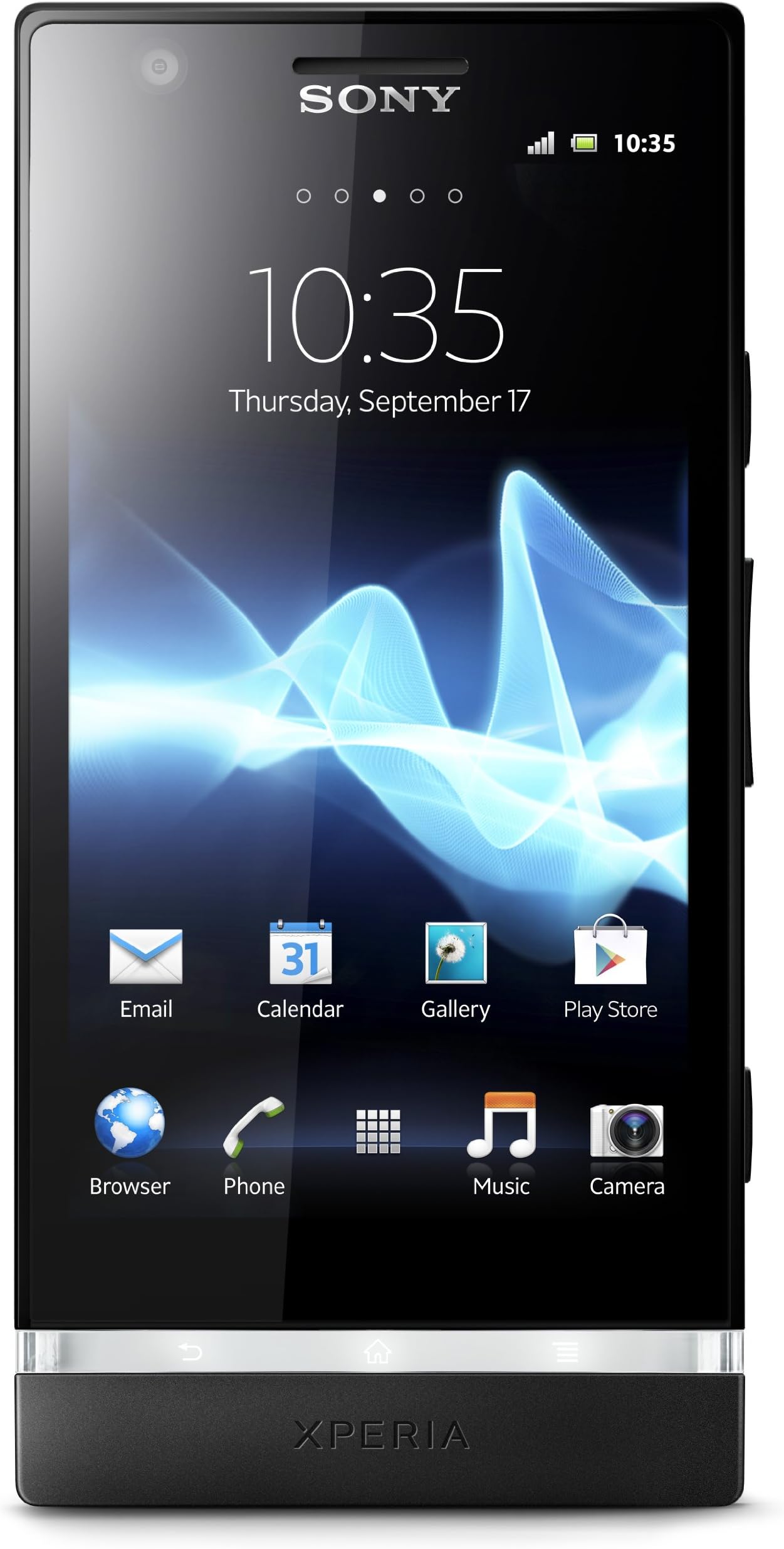 Sony Xperia P LT22i-BK Unlocked Phone with 8 MP Camera, Android 2.3 OS, Dual-Core Processor, and 4-Inch Touchscreen--U.S.Warranty (Black)